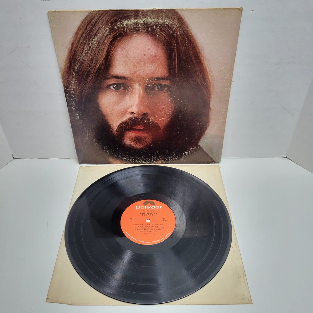 Eric Clapton Clapton‎ Vinyl LP Record 1973 Polydor PD 5526 Stereo Blues Rock